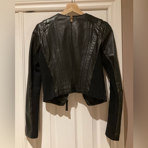 NEW Mackage black leather jacket, size XS - Picture 7 of 16